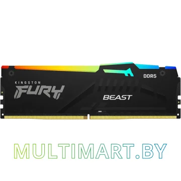 Оператинвая память Kingston FURY Beast RGB 32GB DDR5 PC5-48000 (KF560C36BBEA-32)